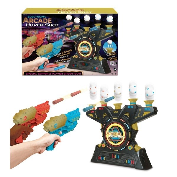Shotguns with a target Electronic Arcade Hover Shot 2.0