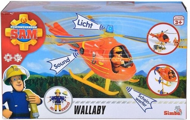Simba Fireman Sam Helicopter Wallaby, toy vehicle