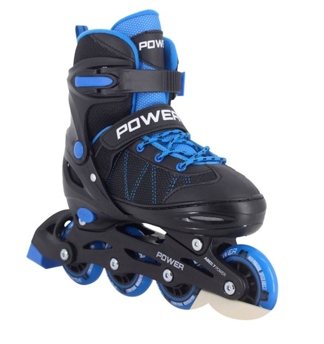 Adjustable Inline Skate Blue Black 38-41