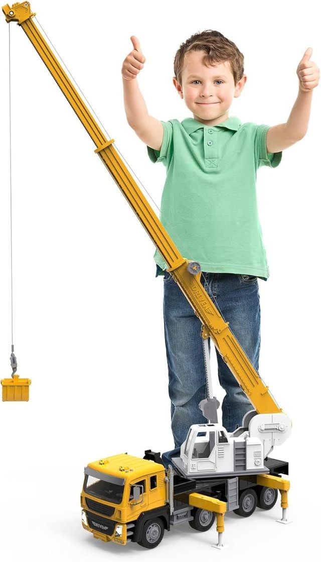 Battat Driven Jumbo Crane Truck