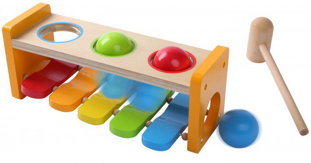 Musical hammer bench 2 in 1