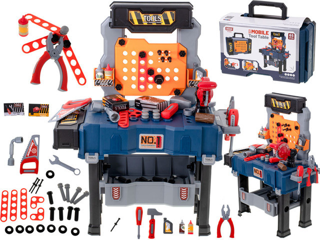 Children's craft set with table and tools KX5278