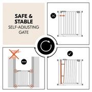 Safety gate Open N Stop 2 Hauck gray
