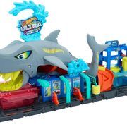 Car track Mattel Hot Wheels City Ultra Shark Car Wash HTN82