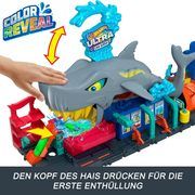Car track Mattel Hot Wheels City Ultra Shark Car Wash HTN82