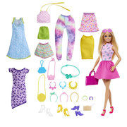 Barbie doll with fashion accessories Fashions Blonde