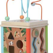 GERARDO'S Toys Wooden Activity Cube