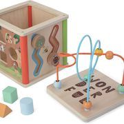 GERARDO'S Toys Wooden Activity Cube