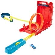 Hot Wheels Track Builder Unlimited Fuel Can Stunt Box and Vehicle