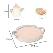 Coffee and tea service wooden set KX3771