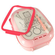 Cosmetic set Suitcase - table with accessories KX6389