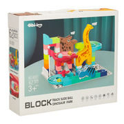 Creative blocks dinosaur park ball track 62 pcs KX3589