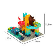 Creative blocks dinosaur park ball track 62 pcs KX3589