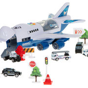 Airplane transporter with police cars KX5986
