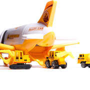 Airplane Transporter with Construction Vehicles KX6684_3