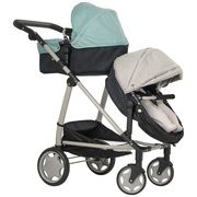 Deluxe Twin Dolls Pram