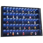 5-Level Minifigurine Display Case with LED Lights