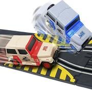 Jurassic world ultimate wild racing 2 player slot racing set