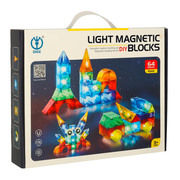 Magnetic LED 3D constructor 64 det. KX3628_1