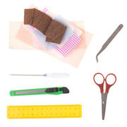 Wooden dollhouse for self-assembly KX6996