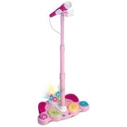 JNR Rockstar Microphone and Stand Pink