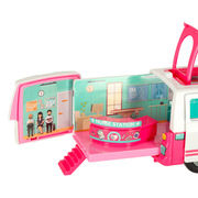 Mobile ambulance with doll and accessories