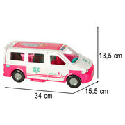 Mobile ambulance with doll and accessories