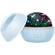 Night light with projector Izoxis - blue LP16858