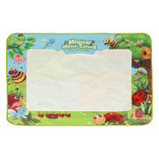 Water drawing mat 120×90 cm Meadow – with water pens, prints, stencils and roller KX3030