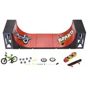 Fingerboard park with Half Pipe ramp