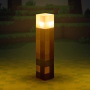 Paladone Minecraft Torch Light, yellow/gray