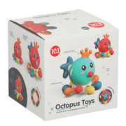 Sensory teether toy for babies "Octopus Bibi-inn", blue KX3605_1