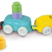 Sensory train for children - locomotive with soft blocks Clementoni 17961