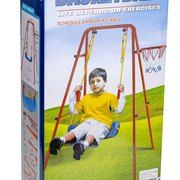 Children's swing with basketball hoop and ball KX7936