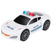 Super Wheelz Light & Sound Police Car	19 CM