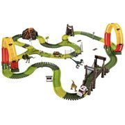 Jurassic Park Track Loop Set Cars Volcano Dine Figures