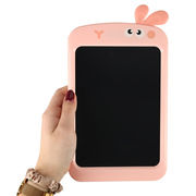 Children's graphic drawing tablet writing desk with LCD screen, 8.5", bunny, pink KX5982