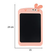 Children's graphic drawing tablet writing desk with LCD screen, 8.5", bunny, pink KX5982