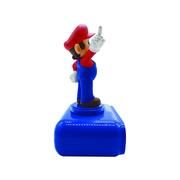 3D Super Mario Childrens Clock with Night Light