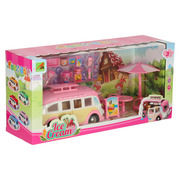 Toy car - ice cream shop with 30 elements KX3037